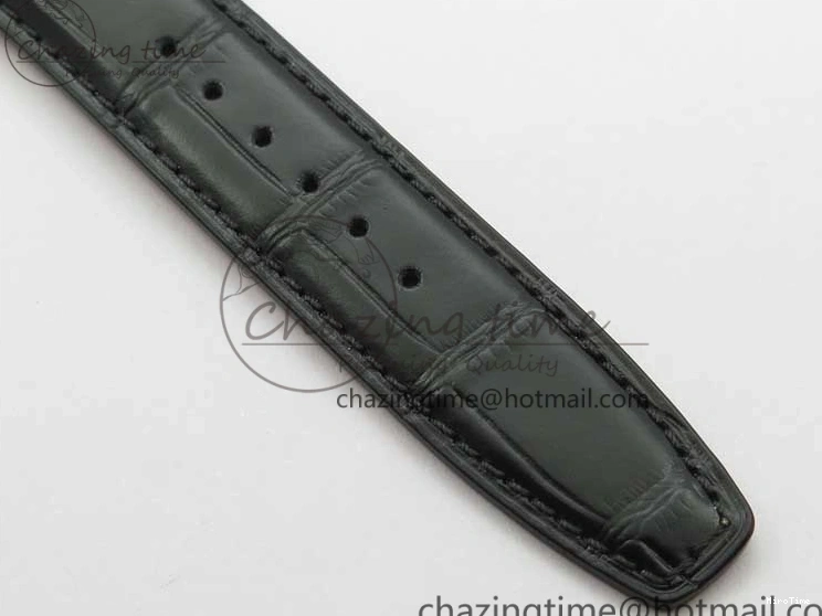 MIROTIME 0307 Elegant Portugieser Perpetual Calendar IW503302 RG V9F 1:1 Best Edition Gray Dial on Black Leather Strap A 7096